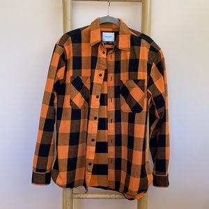 Rare Norwegian shirt thick cotton GUC Buffalo check